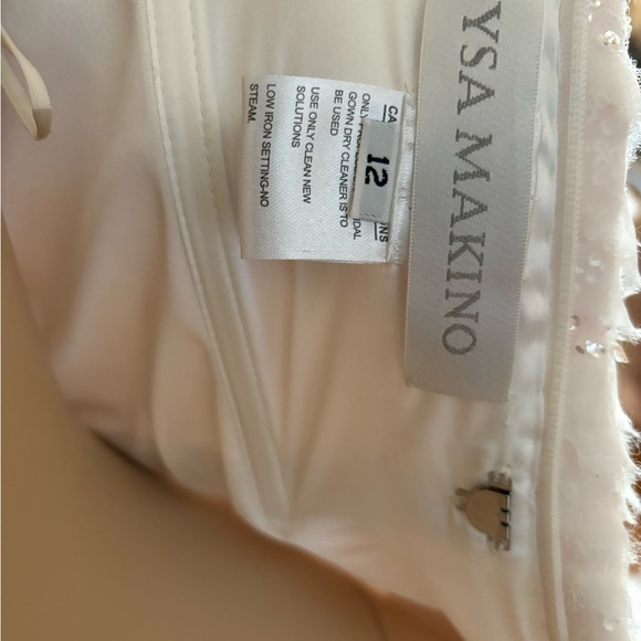 YSA Makino Blush Wedding gown size 12 - Picture 12 of 17